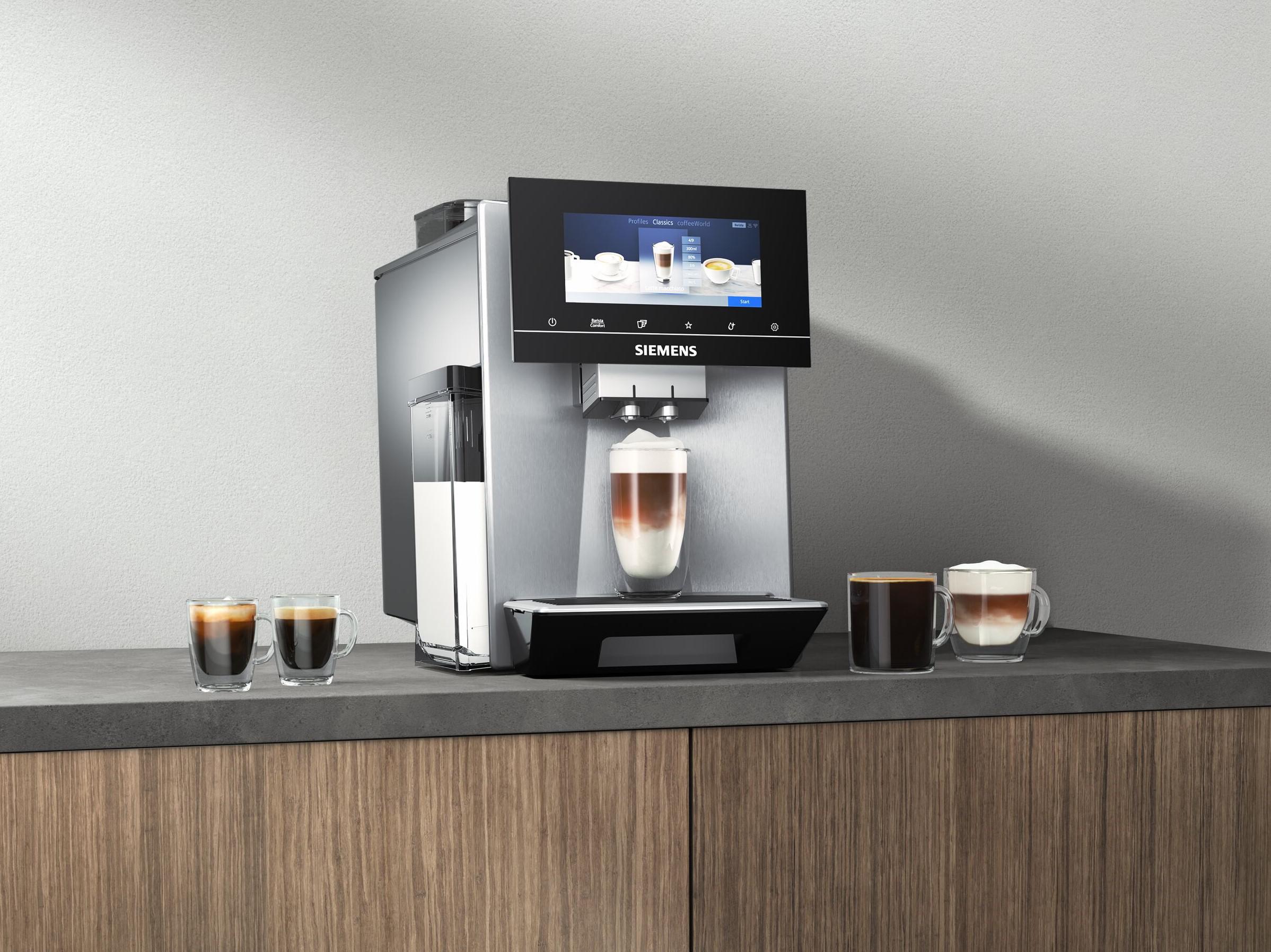 Freestanding coffee machines